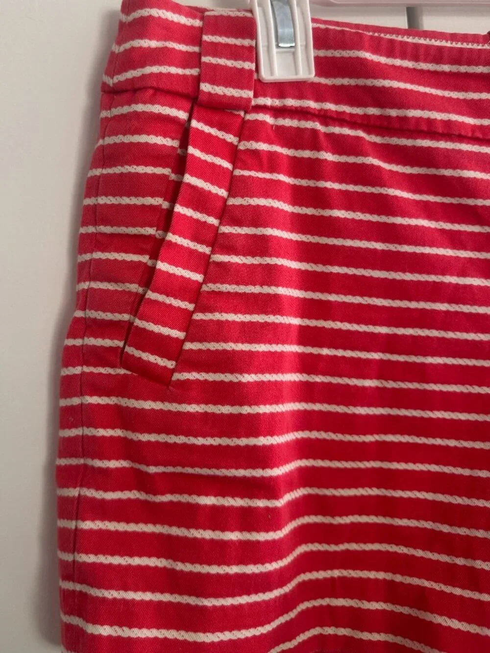 J.Crew Women's Side Zip Striped Shorts